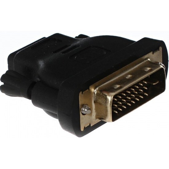 Переходник Aopen/Qust HDMI 19F <--> DVI-D 25M <ACA312> - фото 51292152