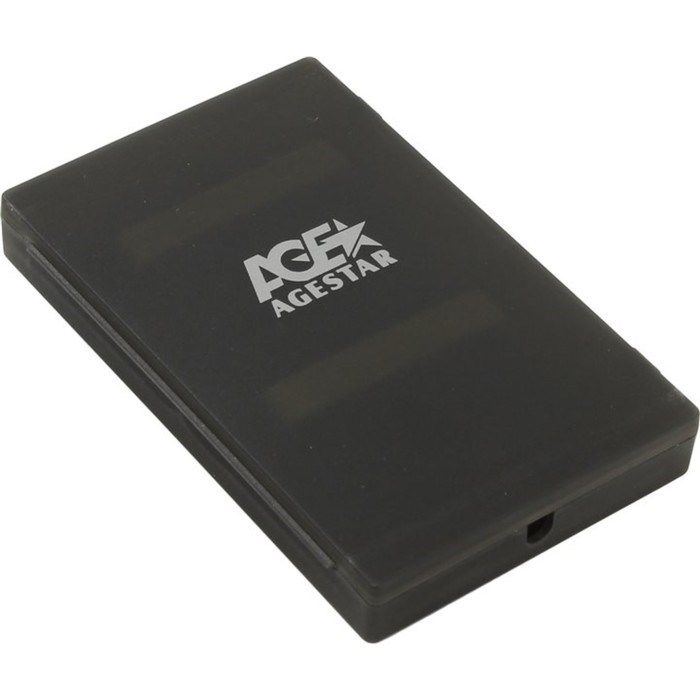 Внешний корпус для HDD/SSD AgeStar SUBCP1 SATA пластик черный 2.5" - фото 51363206