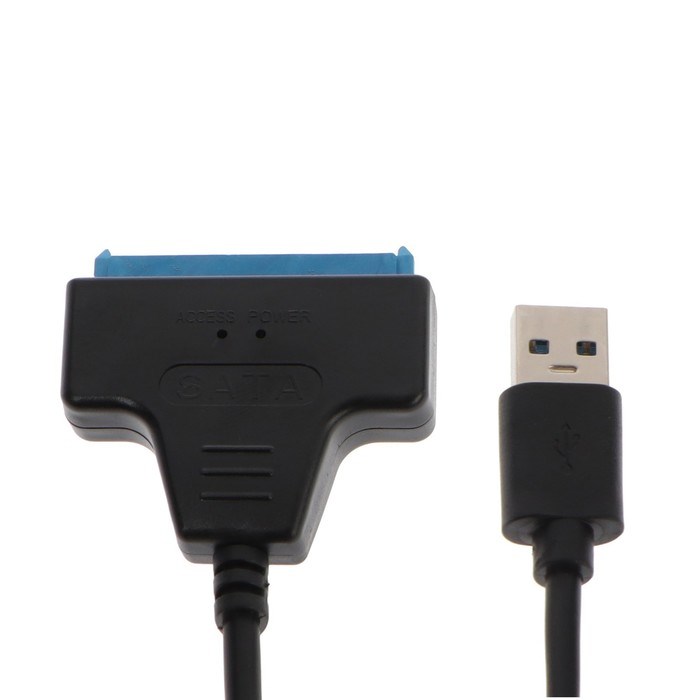 Переходник для SATA, подключение жестких дисков к USB 3.0, черный - фото 51363208