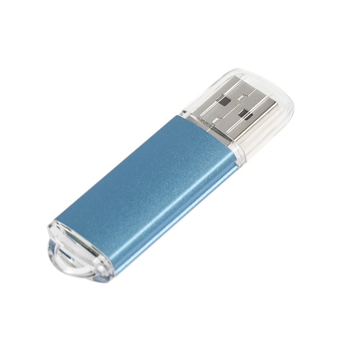 Флешка Smartbuy V-Cut, 8 Гб, USB2.0, чт до 25 Мб/с, зап до 15 Мб/с, синяя - фото 51363537