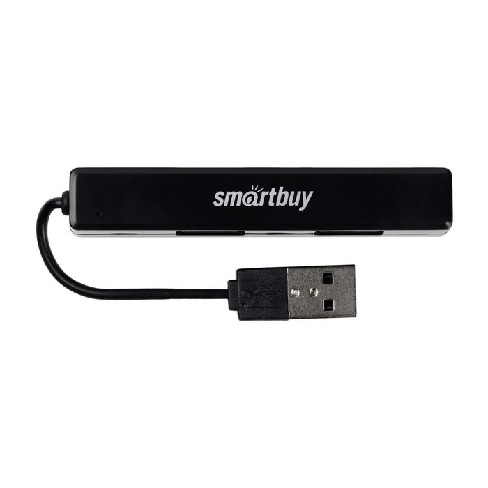 Разветвитель USB портов Smartbuy SBHA-408-K, 4 порта, черный - фото 51363582