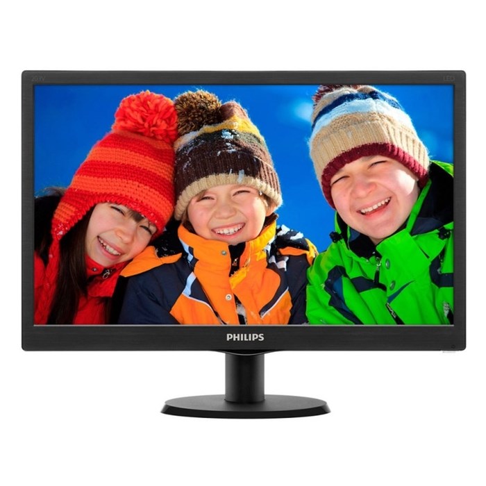 Монитор Philips 19.5" 203V5LSB26 (10/62), черный - фото 51363674