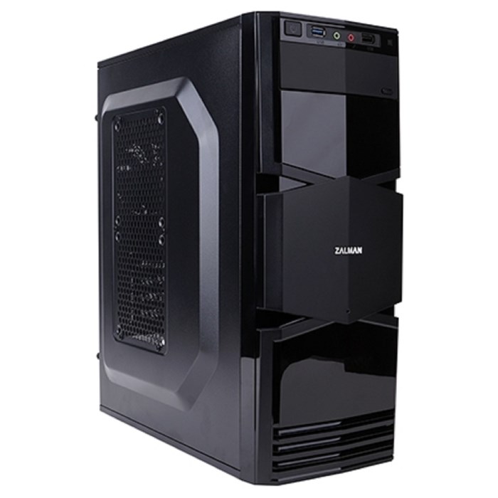 Корпус Zalman ZM-T3, без БП, mATX, черный - фото 51363678