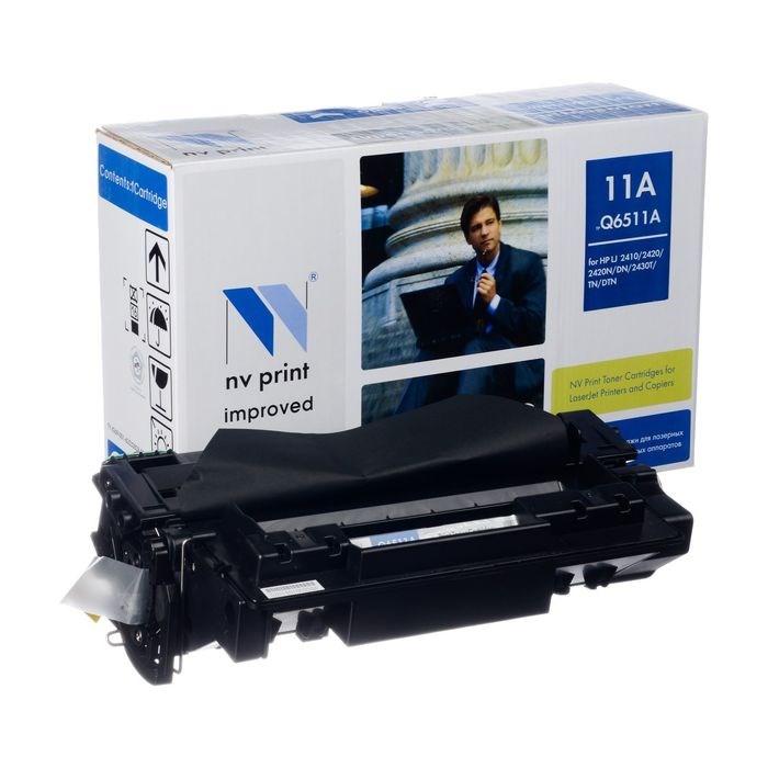 Картридж NVP совместимый HP Q6511A для LaserJet 2410/2420/2420d/2420dn/2420n/2430dtn/2430t - фото 51364073