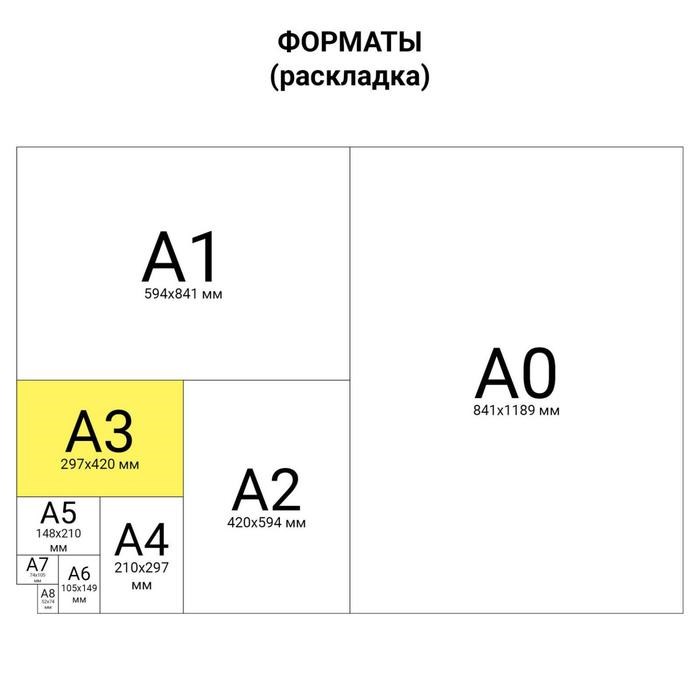 Пленка для ламинирования A3 303х426 мм, 100 мкм, 100 штук, глянцевые, BRAUBERG 530895 - фото 51364208