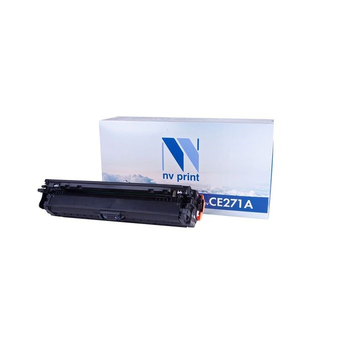 Картридж NVP совместимый HP CE271A Cyan для LaserJet Color CP5525dn/CP5525n/CP5525xh/M750d - фото 51364272