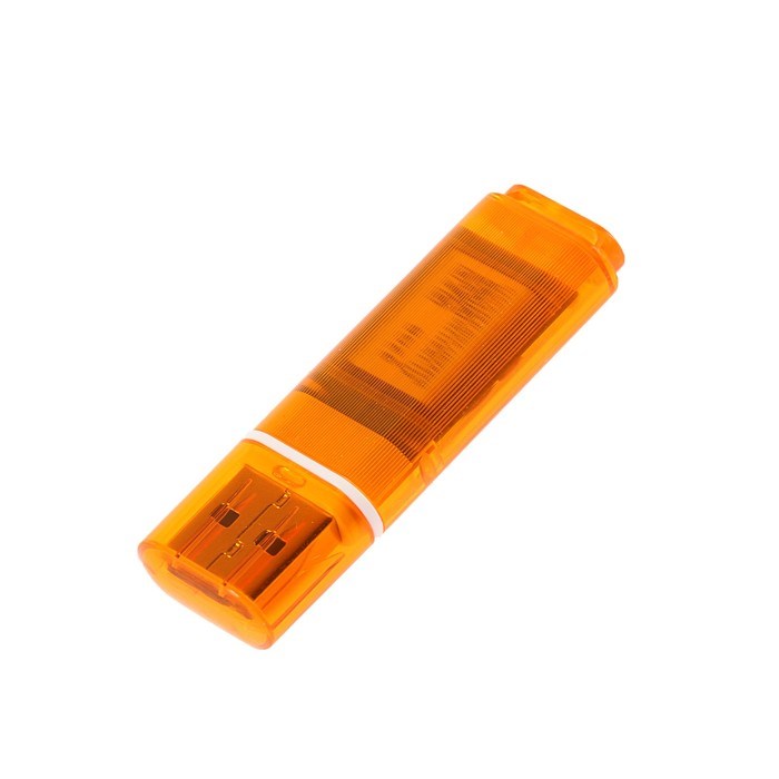 Флешка Smartbuy Glossy series Orange, 32 Гб, USB2.0, чт до 25 Мб/с, зап до 15 Мб/с,оранжевая - фото 51364356