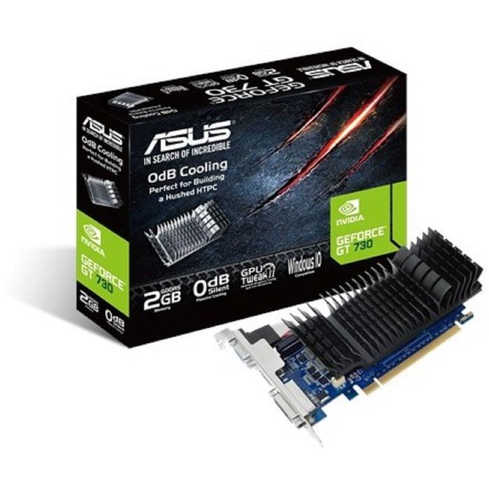 Видеокарта Asus GeForce GT 730 (GT730-SL-2GD5-BRK) 2G, 64bit, GDDR5, 902/5010, Ret - фото 51364376