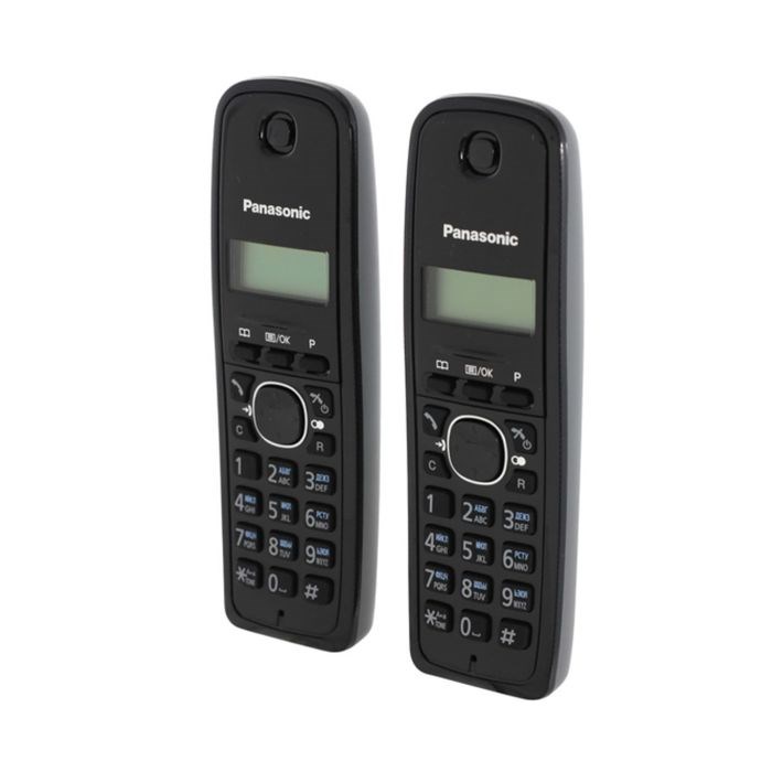 Радиотелефон Dect Panasonic KX-TG1612RUH темно-серый, АОН - фото 51364445