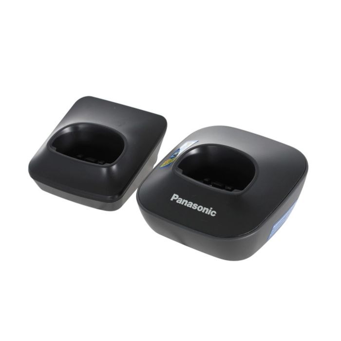 Радиотелефон Dect Panasonic KX-TG1612RUH темно-серый, АОН - фото 51364446