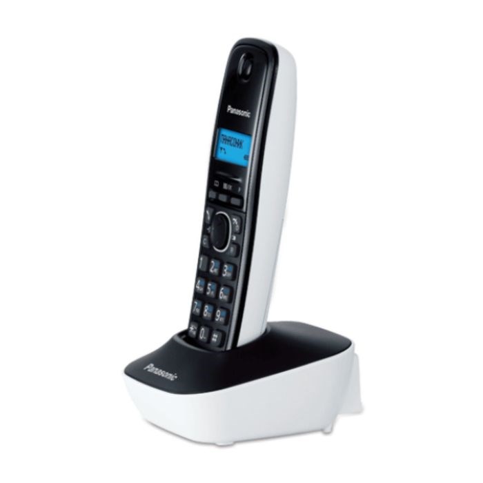 Радиотелефон Dect Panasonic KX-TG1611RUW белый/чёрный, АОН - фото 51364461