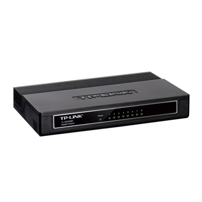 Коммутатор TP-Link TL-SG1008D неуправляемый настольный 8x10/100/1000BASE-T - фото 51364518