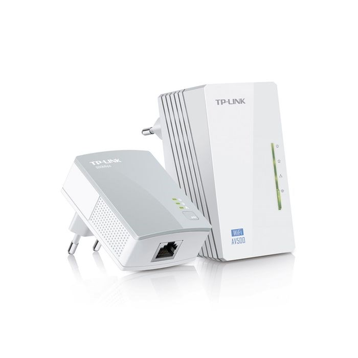 Сетевой адаптер HomePlug AV/WiFi TP-Link TL-WPA4220KIT - фото 51364544