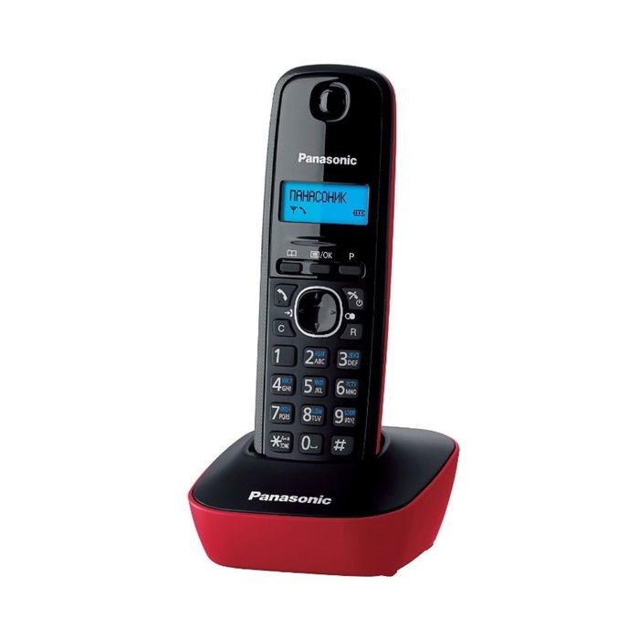 Телефон Panasonic KX-TG1611 RUR DECT, комплект из базы и трубки, монохром.дисплей на трубке   253167 - фото 51364659