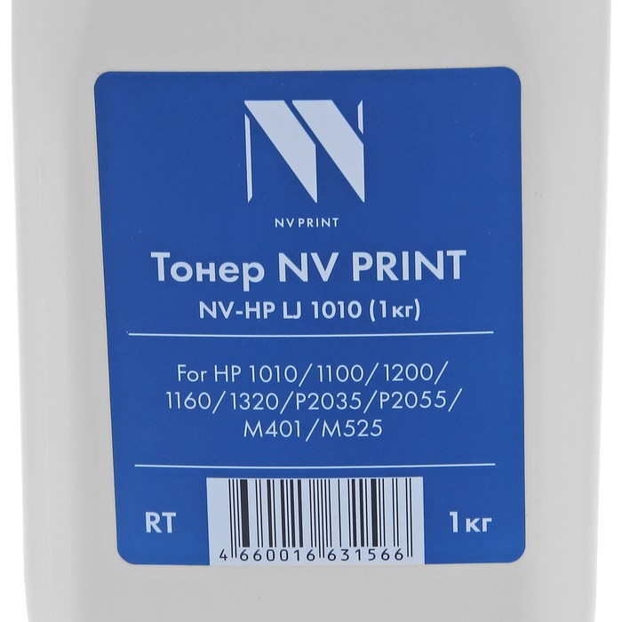 Тонер NV PRINT LJ 1010 для HP 1010/1100/1200/1160/1320/P2035/P2055/M401/M525, универсал,1 кг - фото 51364828