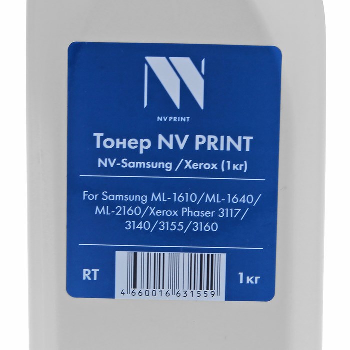 Тонер NV PRINT для Samsung ML-1610/1640/2160 и Xerox 3117/3140/3155/3160, 1 кг - фото 51364832