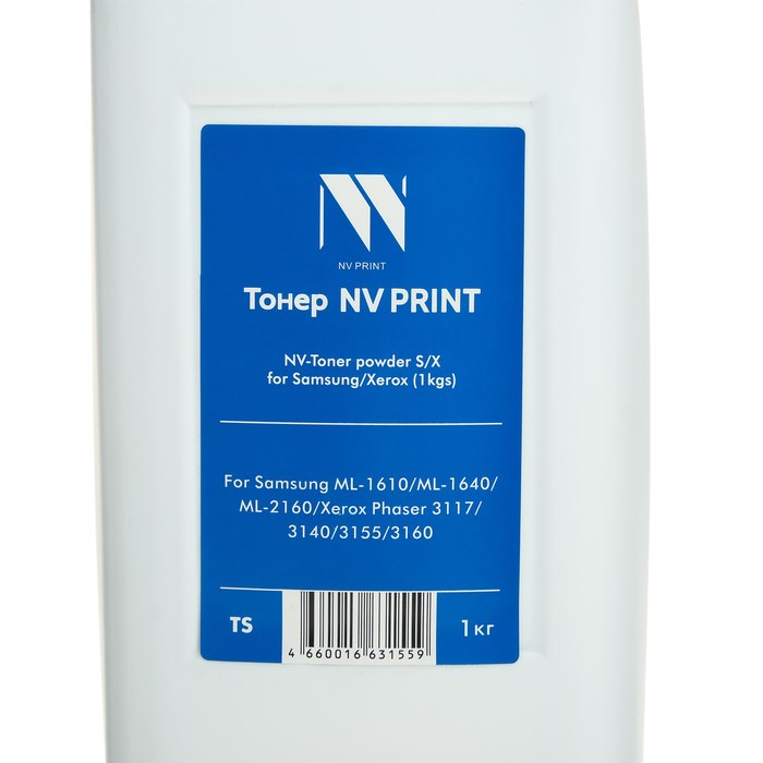 Тонер NV PRINT для Samsung ML-1610/1640/2160 и Xerox 3117/3140/3155/3160, 1 кг - фото 51364834