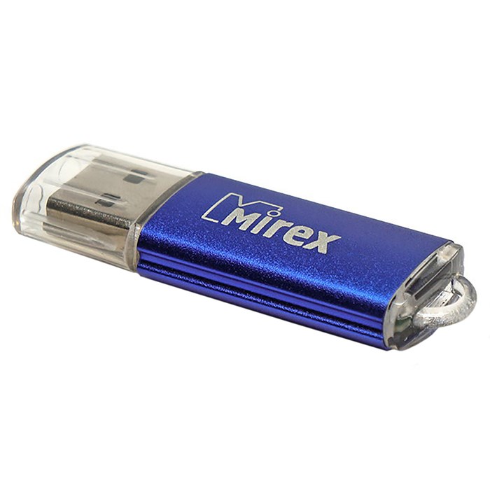 Флешка Mirex UNIT AQUA, 32 Гб, USB2.0, чт до 25 Мб/с, зап до 15 Мб/с, синяя - фото 51365118