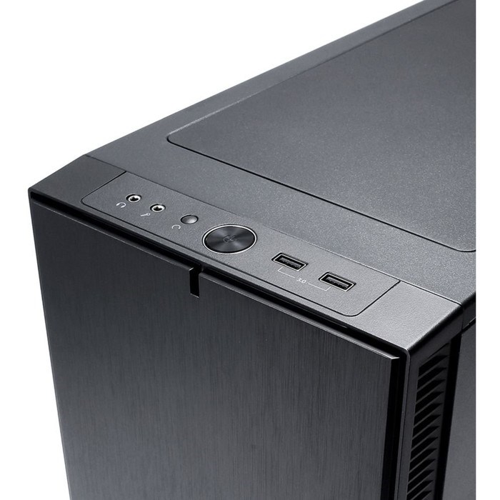 Корпус Fractal Design Define Mini C TG, без БП, mATX, черный - фото 51365195