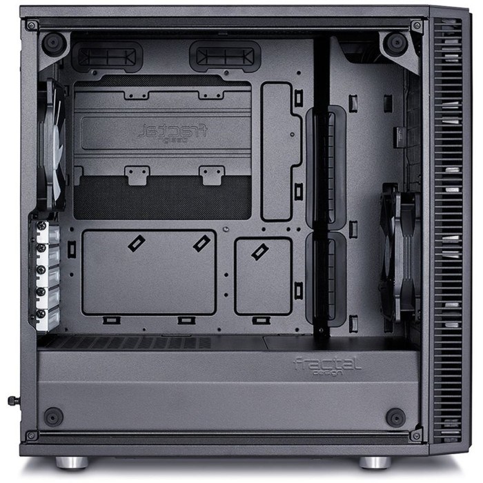 Корпус Fractal Design Define Mini C TG, без БП, mATX, черный - фото 51365198