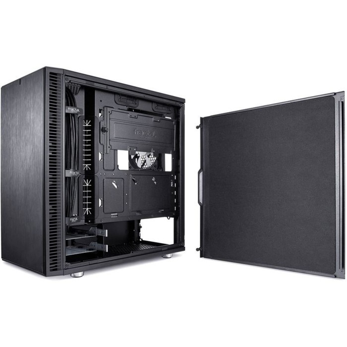 Корпус Fractal Design Define Mini C TG, без БП, mATX, черный - фото 51365200