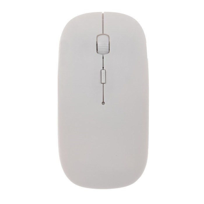 Мышь LuazON MB-1.0, беспроводная, оптическая, 1600 dpi, USB, белая - фото 51365359