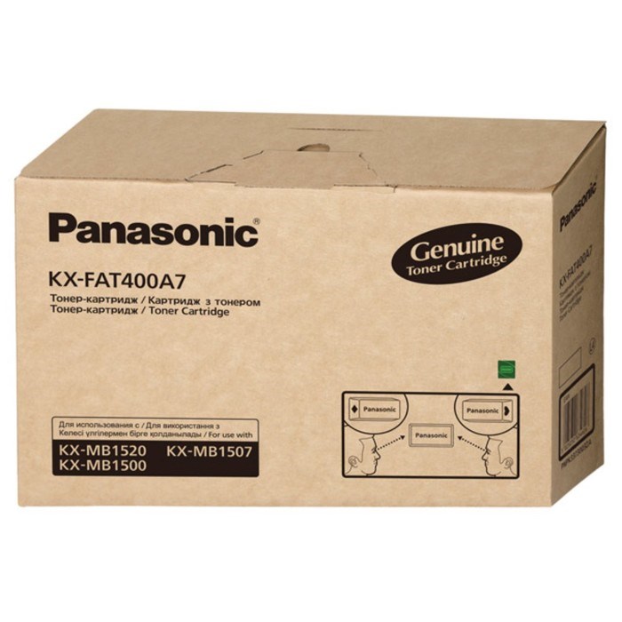 Тонер Картридж Panasonic KX-FAT400A черный для Panasonic KX-MB1500/1520 (1800стр.) - фото 51365429