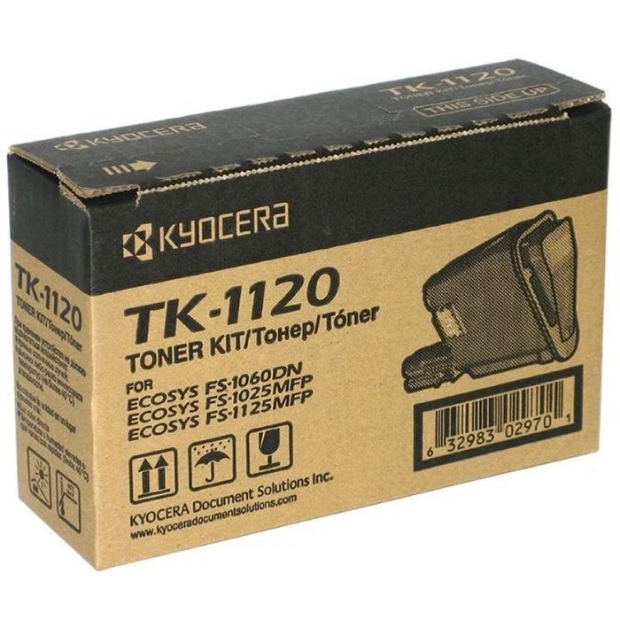 Тонер Картридж Kyocera TK-1120 черный для Kyocera FS-1060DN/1025/1125 (3000стр.) - фото 51365632