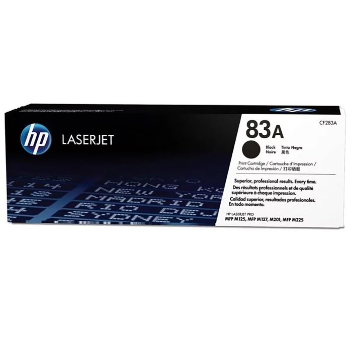 Тонер Картридж HP 83A CF283A черный для HP LJ Pro M125nw/M127fw (1500стр.) - фото 51365660