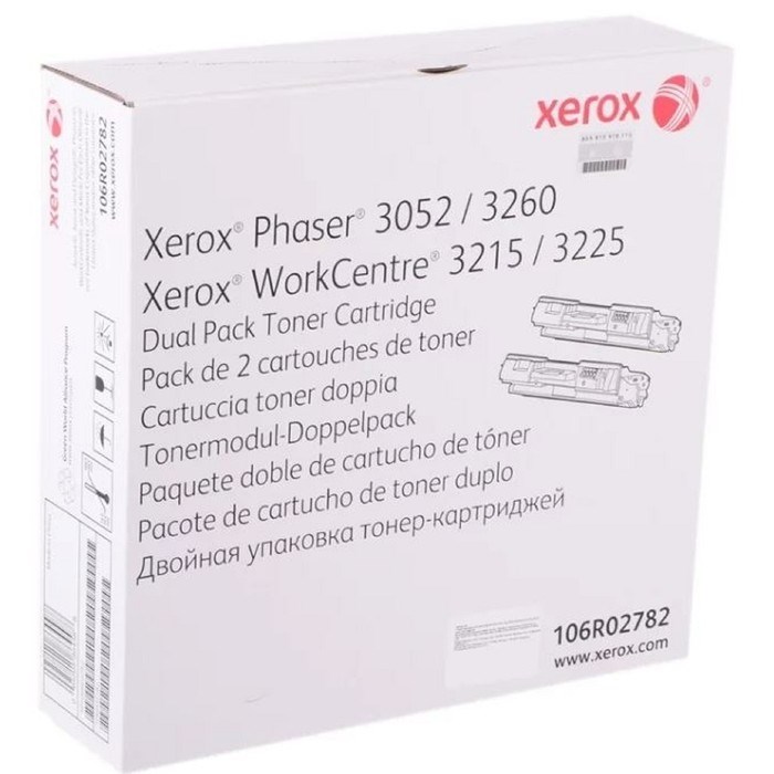 Тонер Картридж Xerox 106R02782 черный для Xerox Phaser 3052/3260 WC 3215/3225 (6000стр.) - фото 51365667