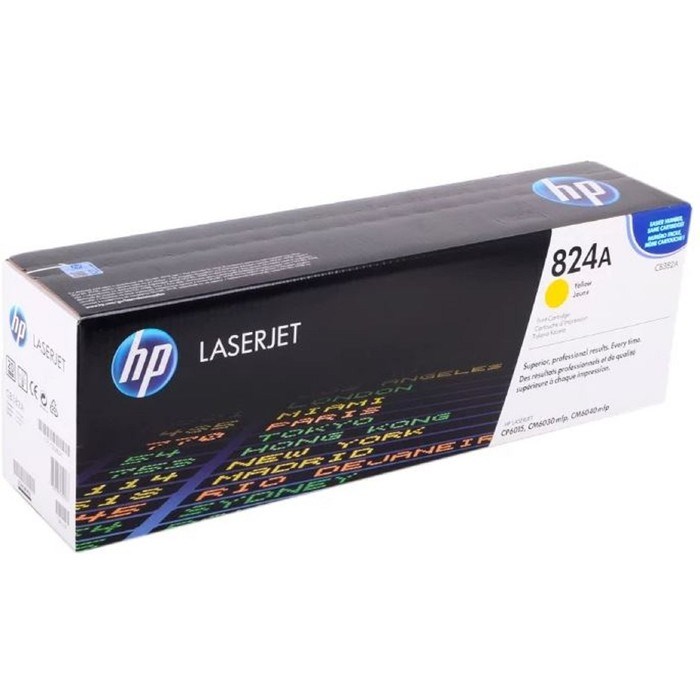 Тонер Картридж HP 824A CB382A желтый для HP CLJ CM6030/CM6040 (21000стр.) - фото 51365676