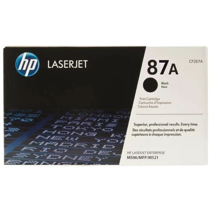 Тонер Картридж HP 87A CF287A черный для HP LJ Ent M506/M527 (9000стр.) - фото 51365691