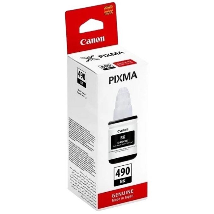 Чернила Canon GI-490BK 0663C001 черный для Canon Pixma G1400/2400/3400 (135мл) - фото 51365711