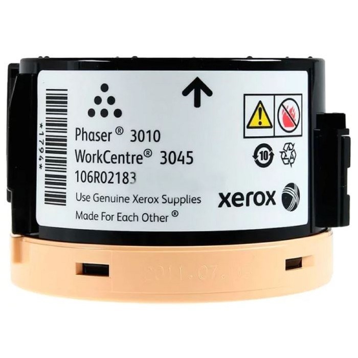 Тонер Картридж Xerox 106R02183 черный для Xerox Ph 3010/WC 3045B (2300стр.) - фото 51365722