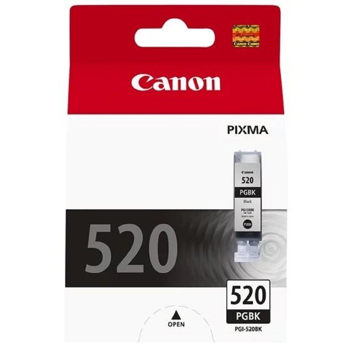 Картридж струйный Canon PGI-520BK черный для Canon iP3600/4600/MP540/620/630/980 - фото 51365724