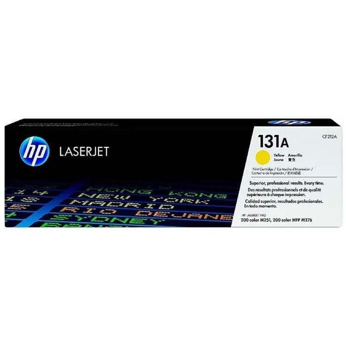 Картридж HP 131A CF212A для LJ Pro M251/M276 (1800k), желтый - фото 51365741