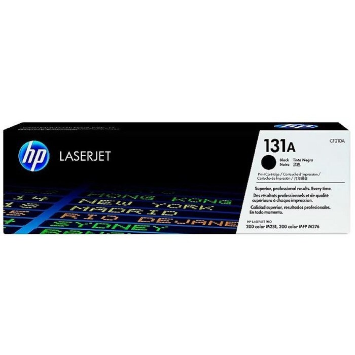 Картридж HP 131A CF210A для LJ Pro M251/M276 (1000k), черный - фото 51365743