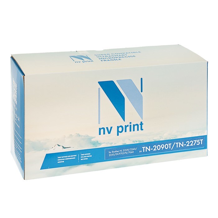 Картридж NV PRINT TN-2090T/TN-2275T для Brother DCP7057R/7060/7065/7070 (2500k), черный - фото 51365901