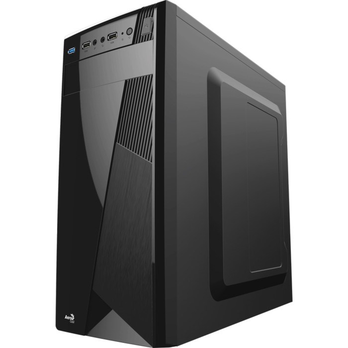 Корпус Aerocool CS-1101, без БП, ATX, черный - фото 51365974