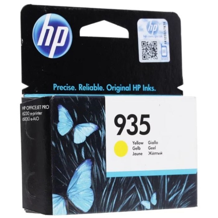 Картридж струйный HP 935 C2P22AE желтый для HP OJ Pro 6830 - фото 51365980