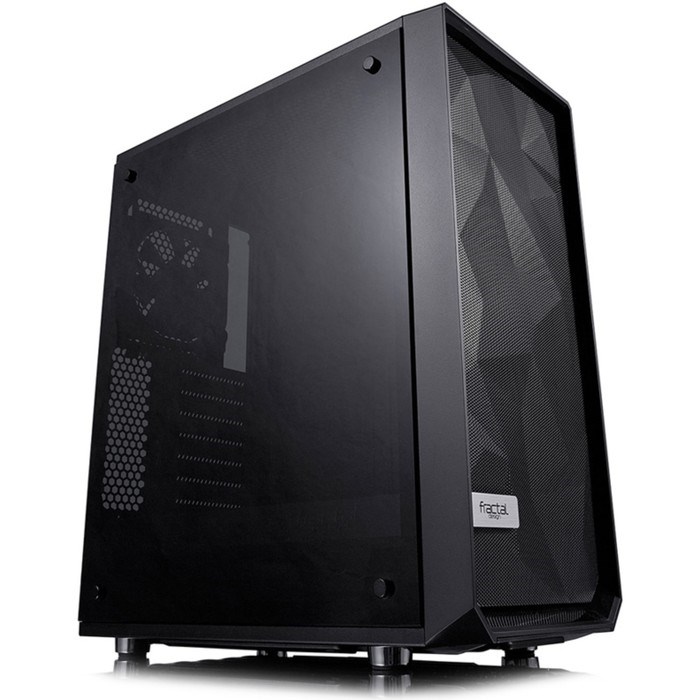 Корпус Fractal Design Meshify C Blackout TG, без БП, ATX, черный - фото 51365986