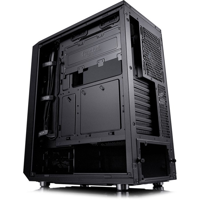 Корпус Fractal Design Meshify C Blackout TG, без БП, ATX, черный - фото 51365992