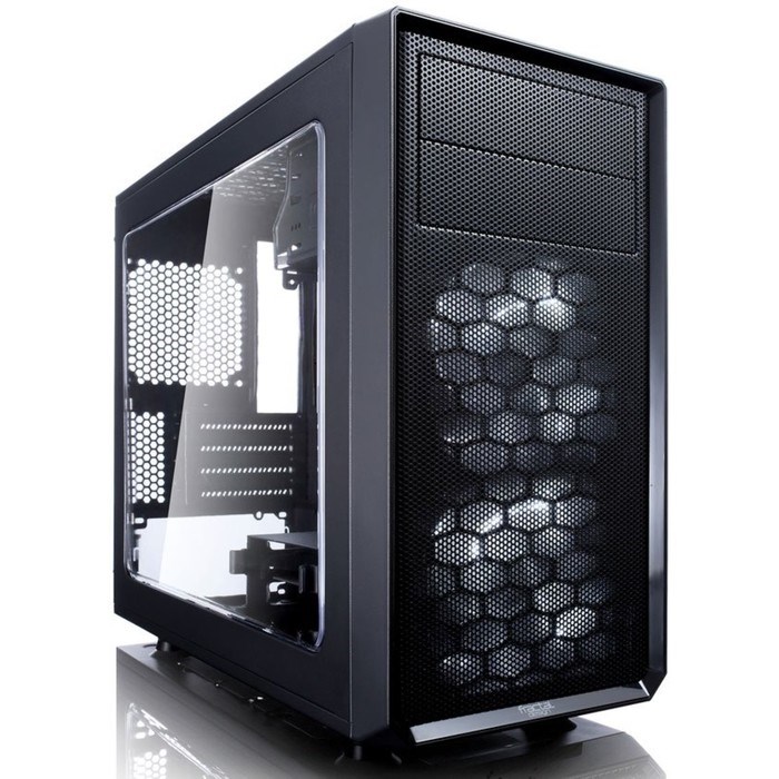 Корпус Fractal Design FOCUS G MINI Window, без БП, mATX, черный - фото 51366009