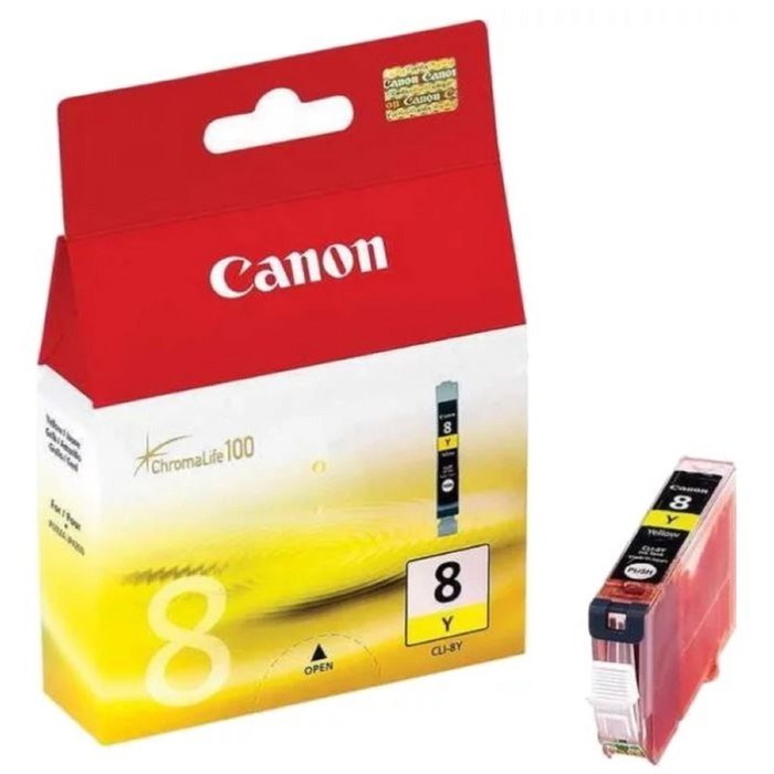 Картридж струйный Canon CLI-8Y 0623B024 желтый для Canon iP6600D/4200/5200/5200R - фото 51366022