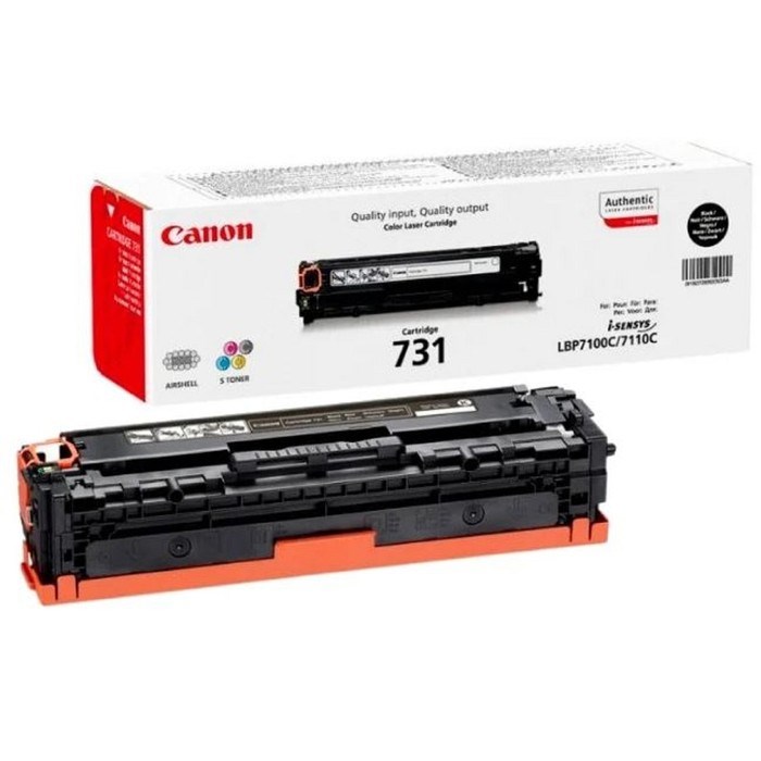 Картридж Canon 731BK 6272B002 для LBP7110 (1400k), черный - фото 51366051