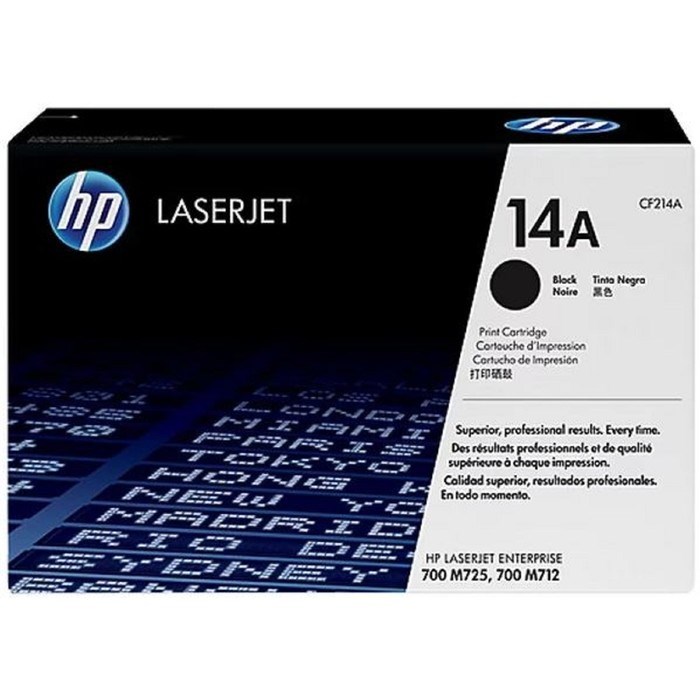 Картридж HP 14A CF214A для LJ 700/M712 (10000k), черный - фото 51366132