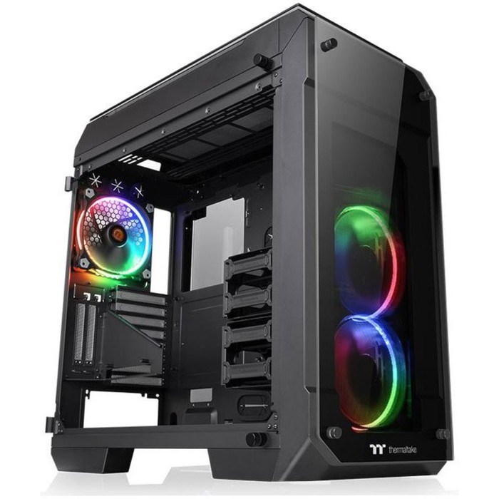 Корпус Thermaltake View 71 TG RGB, без БП, ATX, черный - фото 51366148