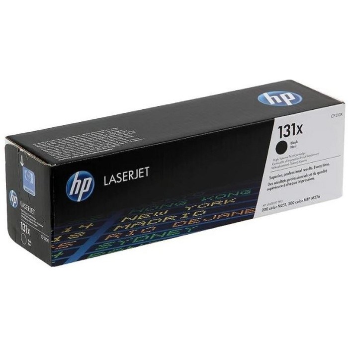 Картридж HP 131X CF210X для LJ Pro 200MFP m276n/m276nw/m251n/m251nw (2500k), черный - фото 51366161