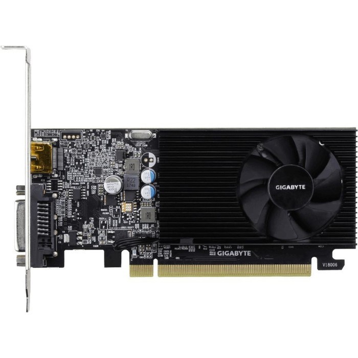 Видеокарта Gigabyte GeForce GT 1030 (GV-N1030D4-2GL) 2G,64bit,DDR4,1177/2100 - фото 51366259