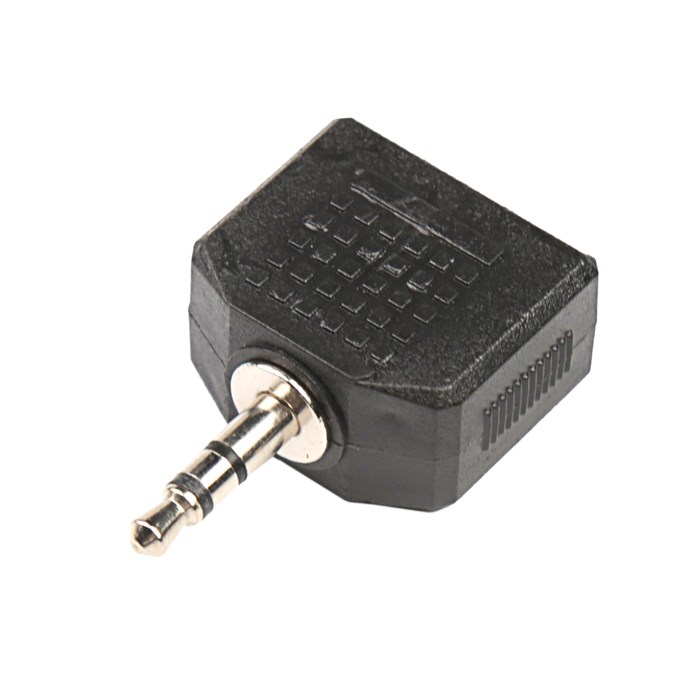 Разветвитель аудио Belsis SP3000, Jack 3.5 мм(3pin)(m)-2хJack(3pin)(f), черный - фото 51366280